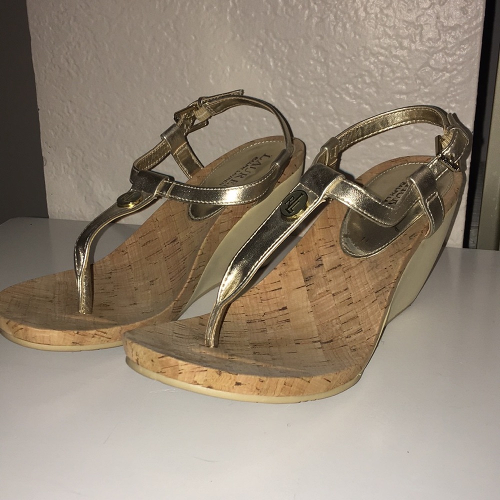 RALPH LAUREN WEDGE HEELS